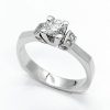 Μονόπετρο Δαχτυλίδι Κ18 με διαμάντια (brilliant) 1065050
