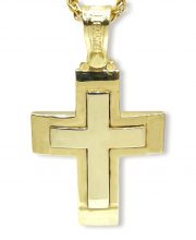 Αντρικός χρυσός σταυρός ΣΑ514 Premium