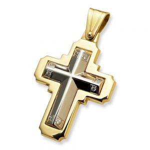 Γυναικείος σταυρός χρυσός ΣΓ503 Premium