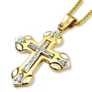 Γυναικείος σταυρός χρυσός ΣΓ507 Premium