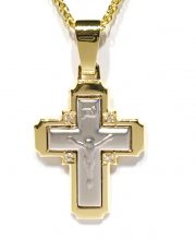 Γυναικείος σταυρός χρυσός ΣΓ530 Premium