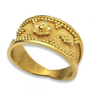 Βυζαντινό Δαχτυλίδι Κ18 Δ009
