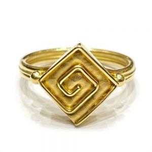 Βυζαντινό Δαχτυλίδι Κ18 Δ043