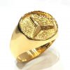 Δαχτυλίδι χρυσό ανδρικό "mercedes"