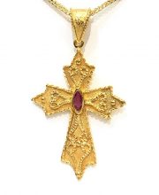 Βυζαντινός Σταυρός με πολύτιμες πέτρες Σ3421