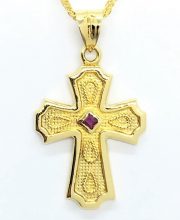 Βυζαντινός Σταυρός με ρουμπίνι ΣΤ3400