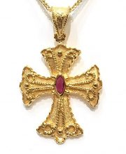 Βυζαντινός Σταυρός με πολύτιμες πέτρες Σ3404