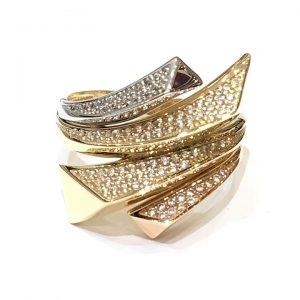 Δαχτυλίδι χρυσό μοντέρνο ΔΧΜ33