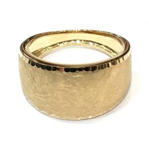 Δαχτυλίδι χρυσό μοντέρνο ματ