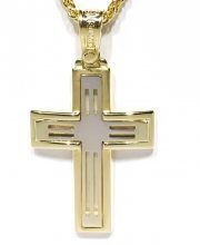 Αντρικός χρυσός σταυρός ΣΑ540 Premium