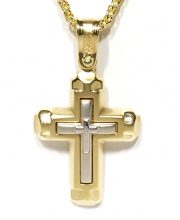 Αντρικός χρυσός σταυρός ΣΑ552 Premium