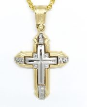 Γυναικείος σταυρός χρυσός ΣΓ505 Premium