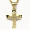Γυναικείος σταυρός χρυσός ΣΓ541 Premium