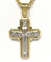 Γυναικείος σταυρός χρυσός ΣΓ542 Premium