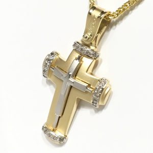 Γυναικείος σταυρός χρυσός ΣΓ543 Premium