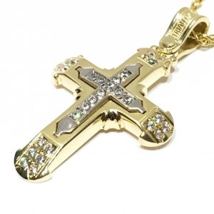 Γυναικείος σταυρός χρυσός ΣΓ543 Premium