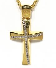 Γυναικείος σταυρός με πέτρες ΣΓ168