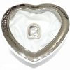 Στεφανοθήκη Ασημένια καρδιά MA/ST24L λευκή σφυρηλατη