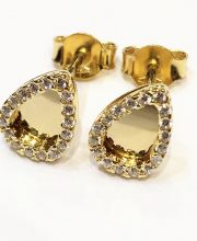 Χρυσά σκουλαρίκια ροζέτες ΣΚΧ109