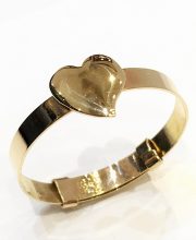 Δαχτυλίδι παιδικό χρυσό με καρδούλα