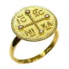 Χρυσό δαχτυλίδι με Κωνσταντινατο