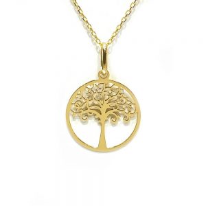 Δέντρο της ζωής με χρυσή αλυσίδα