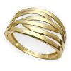 Χρυσό μοντέρνο δαχτυλίδι ΔΧΜ208
