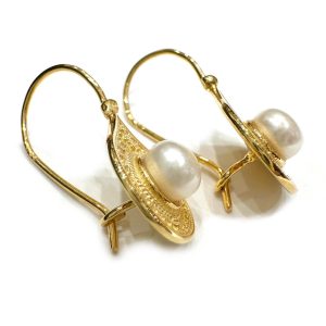 Βυζαντινά σκουλαρίκια με μαργαριτάρια