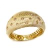 Μοντέρνο χρυσό δαχτυλίδι με πέτρες